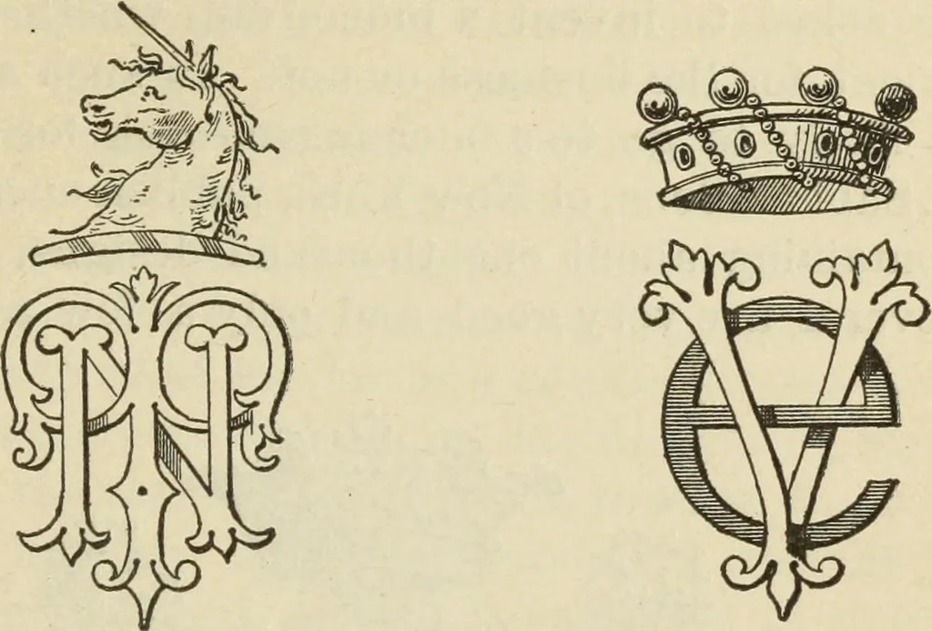 An illustration from The painters' encyclopædia. Containing definitions of all important words in the art of plain and artistic painting, with details of practice in coach, carriage, railway car, house, sign and ornamental painting, including graining, marbling ... and valuable hints and helps in scene painting, porcelain painting, plain painting, distemper painting, and all work in which a brush, pencil or palette is used, 1887, leaf 224