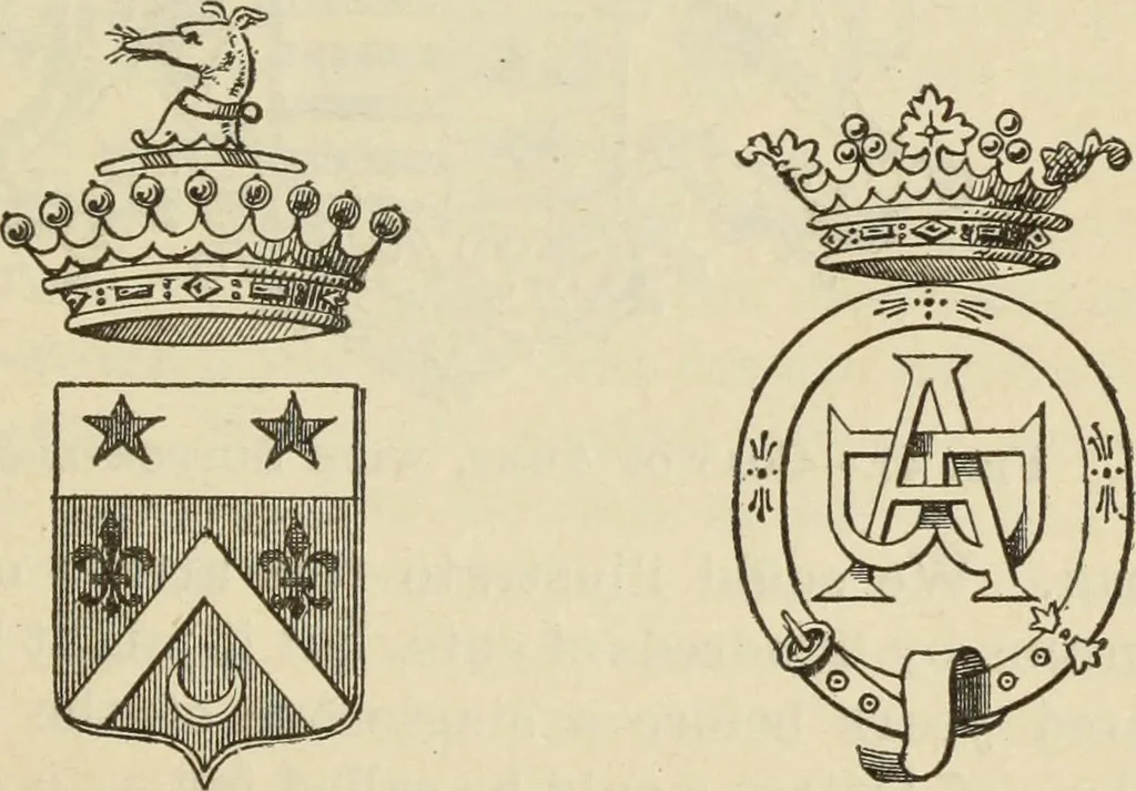 An illustration from The painters' encyclopædia. Containing definitions of all important words in the art of plain and artistic painting, with details of practice in coach, carriage, railway car, house, sign and ornamental painting, including graining, marbling ... and valuable hints and helps in scene painting, porcelain painting, plain painting, distemper painting, and all work in which a brush, pencil or palette is used, 1887, leaf 224