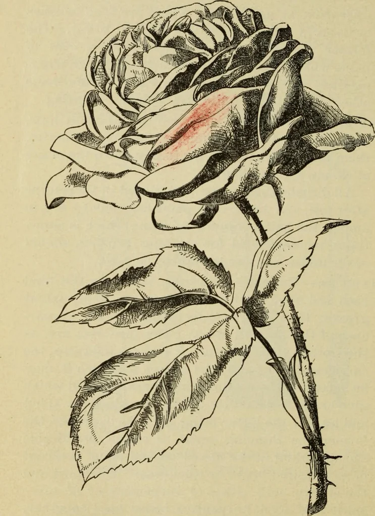 An illustration from The painters' encyclopædia. Containing definitions of all important words in the art of plain and artistic painting, with details of practice in coach, carriage, railway car, house, sign and ornamental painting, including graining, marbling ... and valuable hints and helps in scene painting, porcelain painting, plain painting, distemper painting, and all work in which a brush, pencil or palette is used, 1887, leaf 253