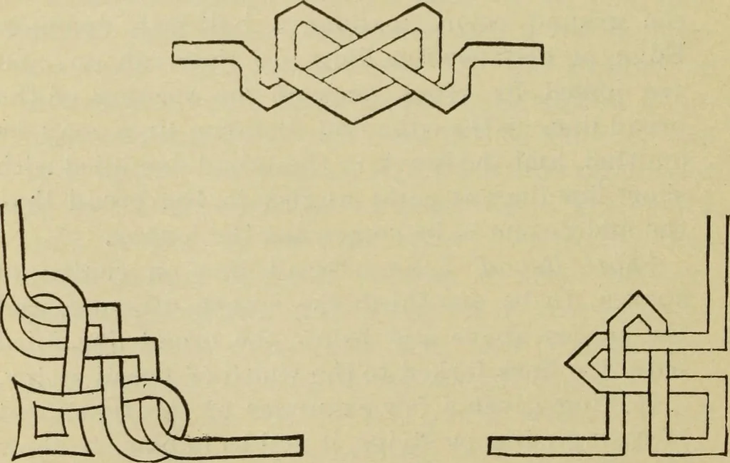 An illustration from The painters' encyclopædia. Containing definitions of all important words in the art of plain and artistic painting, with details of practice in coach, carriage, railway car, house, sign and ornamental painting, including graining, marbling ... and valuable hints and helps in scene painting, porcelain painting, plain painting, distemper painting, and all work in which a brush, pencil or palette is used, 1887, leaf 385