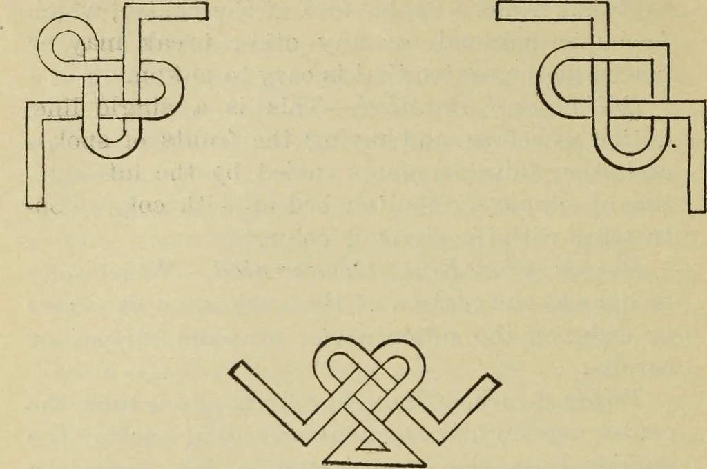 An illustration from The painters' encyclopædia. Containing definitions of all important words in the art of plain and artistic painting, with details of practice in coach, carriage, railway car, house, sign and ornamental painting, including graining, marbling ... and valuable hints and helps in scene painting, porcelain painting, plain painting, distemper painting, and all work in which a brush, pencil or palette is used, 1887, leaf 385