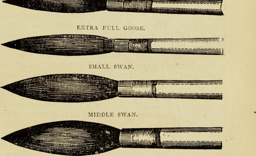 An illustration from The Painters' & grainers' handbook : a complete illustrated guide to painting, graining, distempering, sign-writing, gilding, and glass embossing ..., 1873, leaf 120