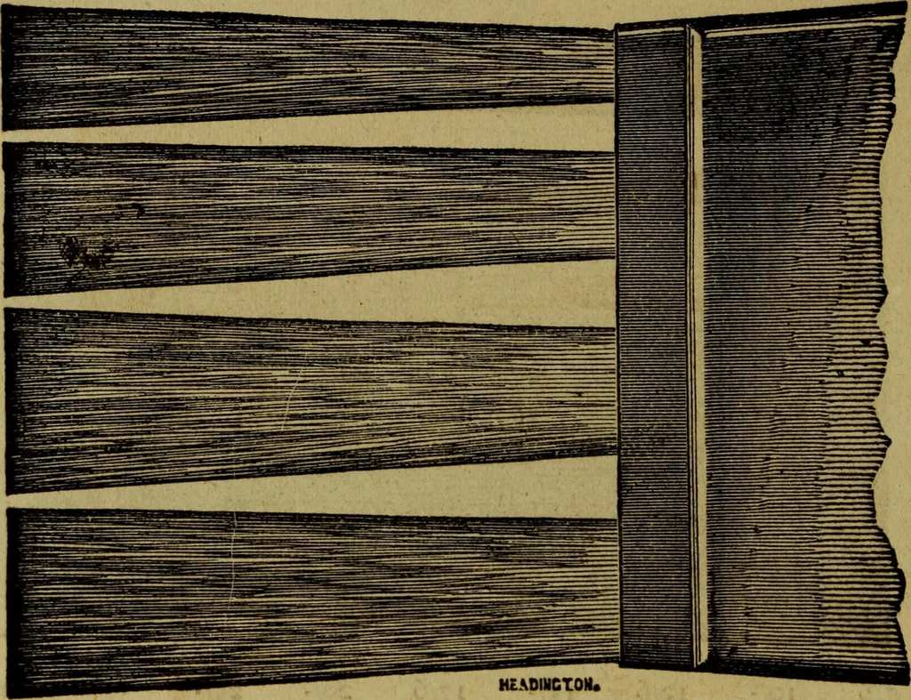 An illustration from The Painters' & grainers' handbook : a complete illustrated guide to painting, graining, distempering, sign-writing, gilding, and glass embossing ..., 1873, leaf 169
