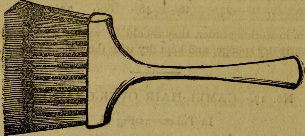 An illustration from The Painters' & grainers' handbook : a complete illustrated guide to painting, graining, distempering, sign-writing, gilding, and glass embossing ..., 1873, leaf 171