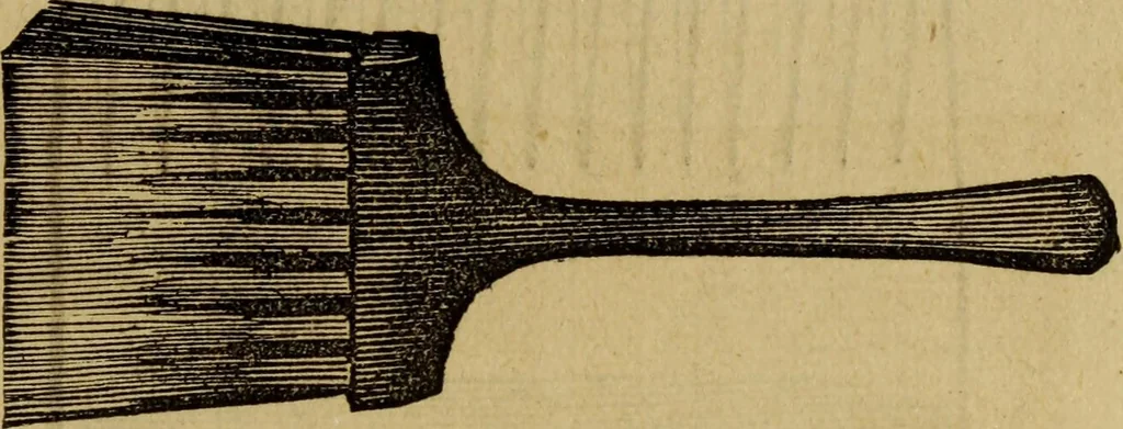 An illustration from The Painters' & grainers' handbook : a complete illustrated guide to painting, graining, distempering, sign-writing, gilding, and glass embossing ..., 1873, leaf 172