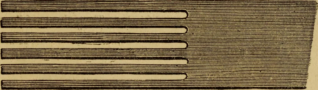 An illustration from The Painters' & grainers' handbook : a complete illustrated guide to painting, graining, distempering, sign-writing, gilding, and glass embossing ..., 1873, leaf 172
