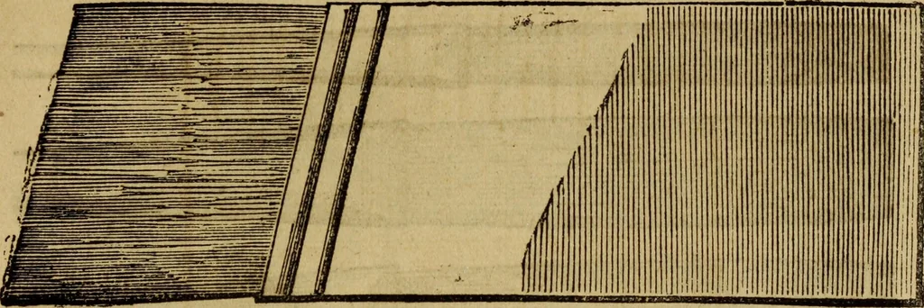 An illustration from The Painters' & grainers' handbook : a complete illustrated guide to painting, graining, distempering, sign-writing, gilding, and glass embossing ..., 1873, leaf 174
