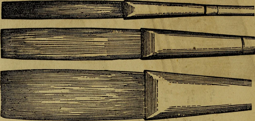 An illustration from The Painters' & grainers' handbook : a complete illustrated guide to painting, graining, distempering, sign-writing, gilding, and glass embossing ..., 1873, leaf 175