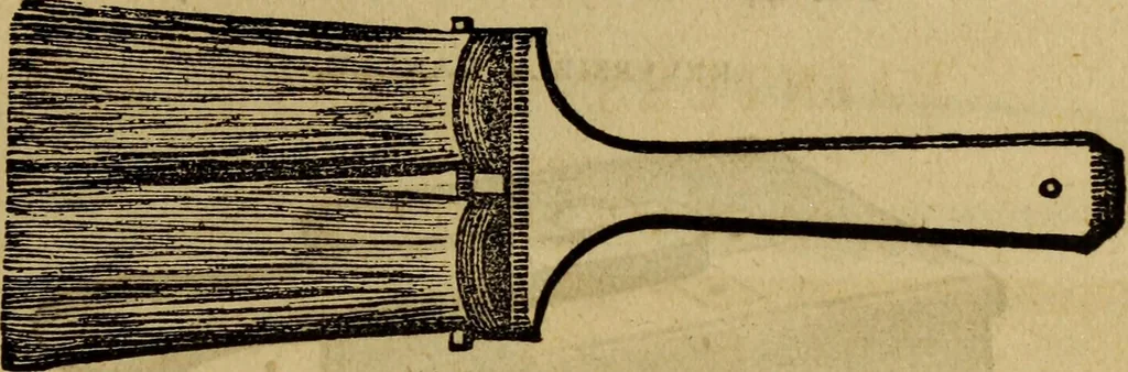 An illustration from The Painters' & grainers' handbook : a complete illustrated guide to painting, graining, distempering, sign-writing, gilding, and glass embossing ..., 1873, leaf 178