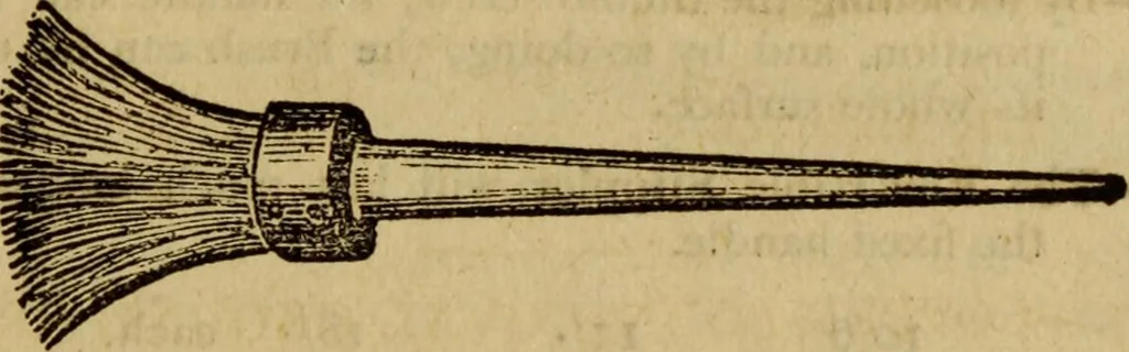 An illustration from The Painters' & grainers' handbook : a complete illustrated guide to painting, graining, distempering, sign-writing, gilding, and glass embossing ..., 1873, leaf 178