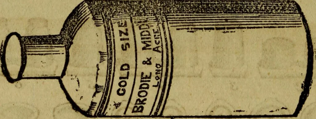 An illustration from The Painters' & grainers' handbook : a complete illustrated guide to painting, graining, distempering, sign-writing, gilding, and glass embossing ..., 1873, leaf 187