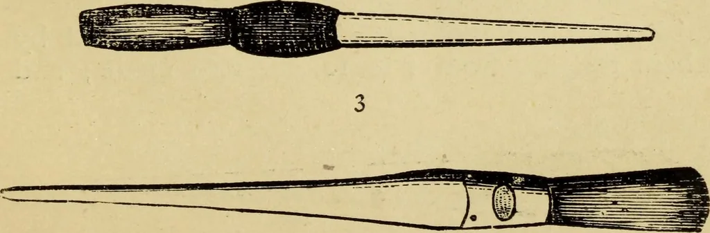 An illustration from The Painters' & grainers' handbook : a complete illustrated guide to painting, graining, distempering, sign-writing, gilding, and glass embossing ..., 1873, leaf 20