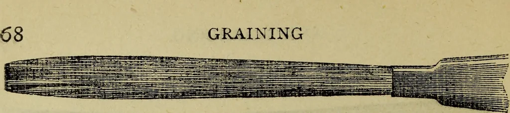 An illustration from The Painters' & grainers' handbook : a complete illustrated guide to painting, graining, distempering, sign-writing, gilding, and glass embossing ..., 1873, leaf 69