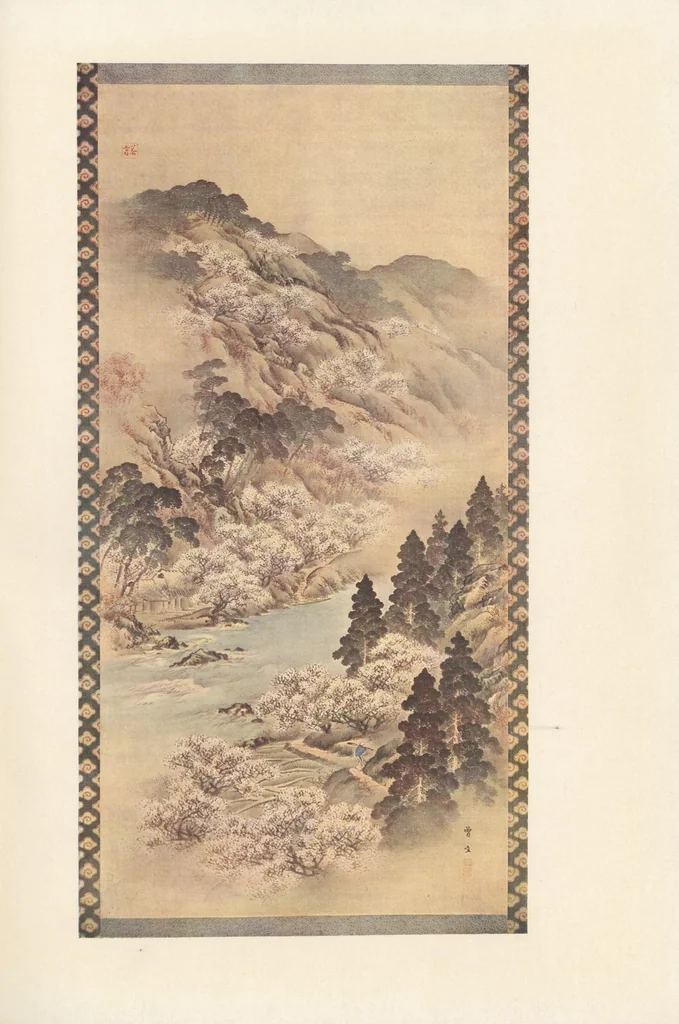 An illustration from The Painters of Japan, 1911, leaf 345
