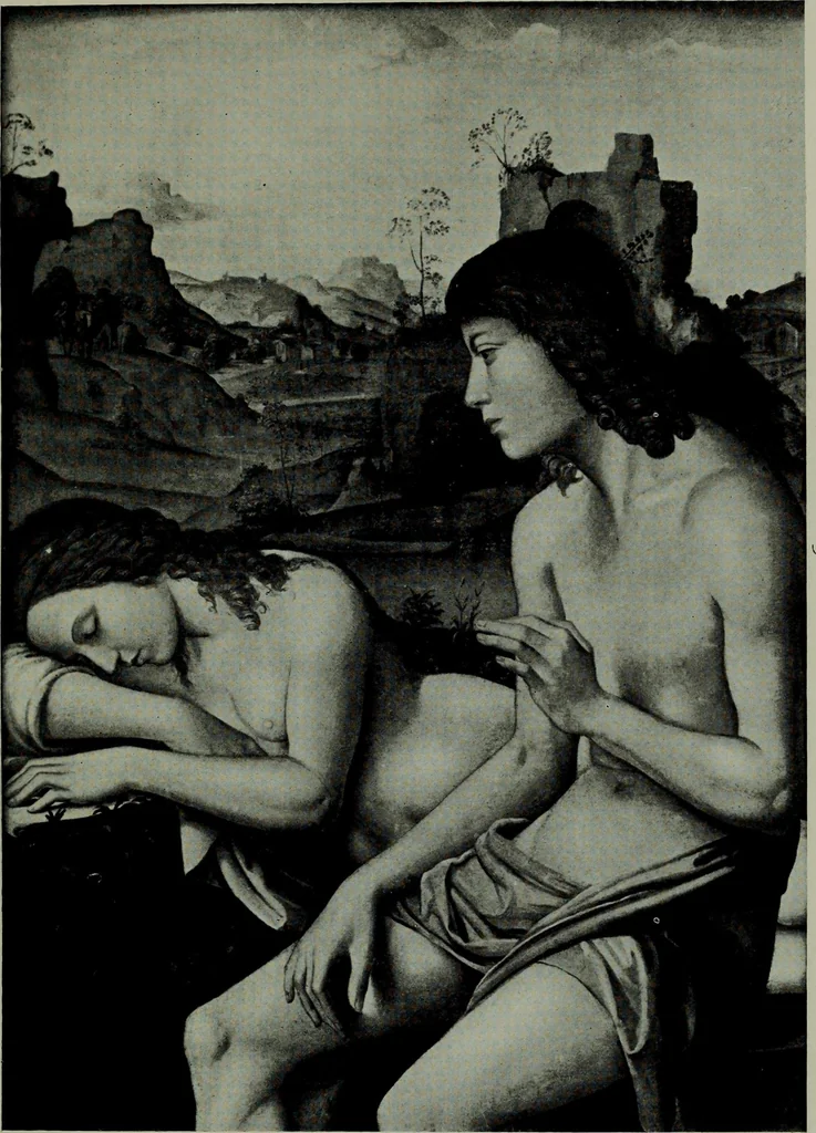 An illustration from The painters of the school of Ferrara, 1911, leaf 110