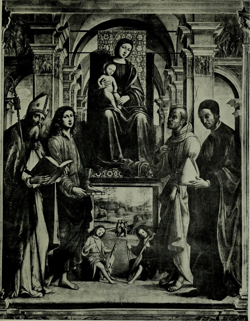 An illustration from The painters of the school of Ferrara, 1911, leaf 122