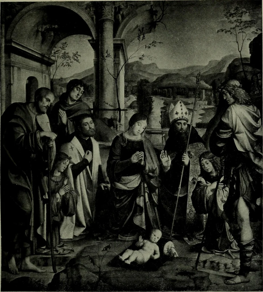 An illustration from The painters of the school of Ferrara, 1911, leaf 140