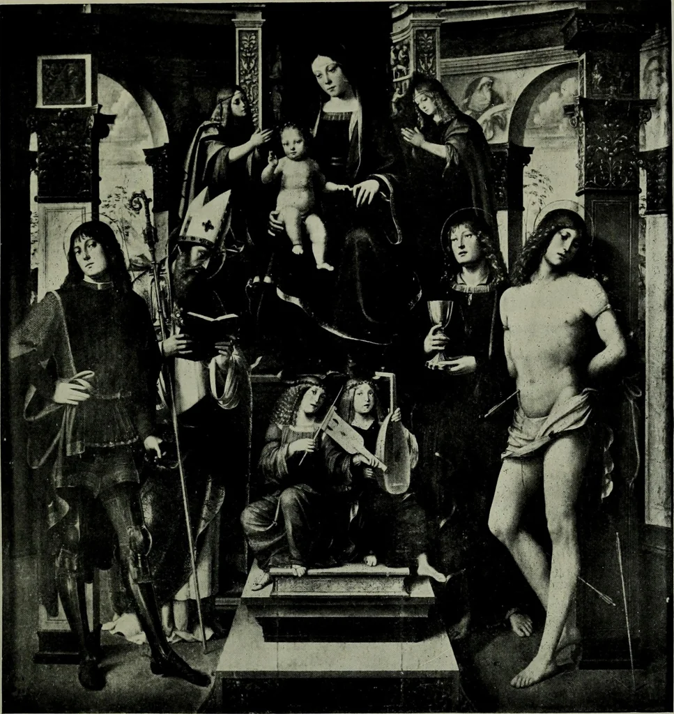 An illustration from The painters of the school of Ferrara, 1911, leaf 146