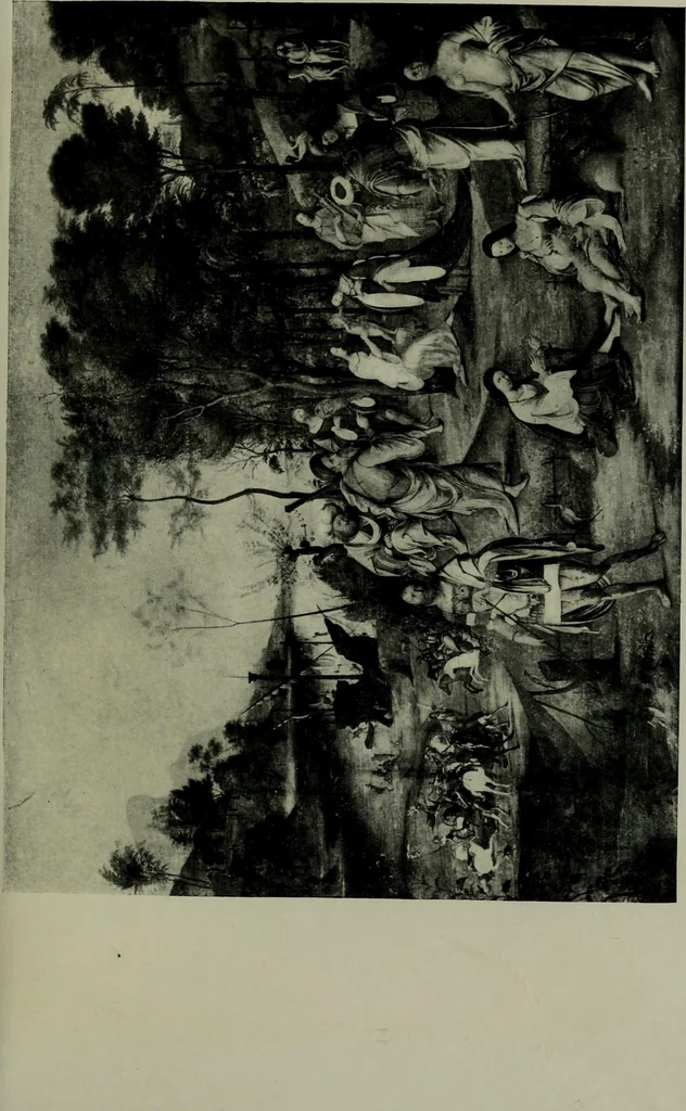 An illustration from The painters of the school of Ferrara, 1911, leaf 156