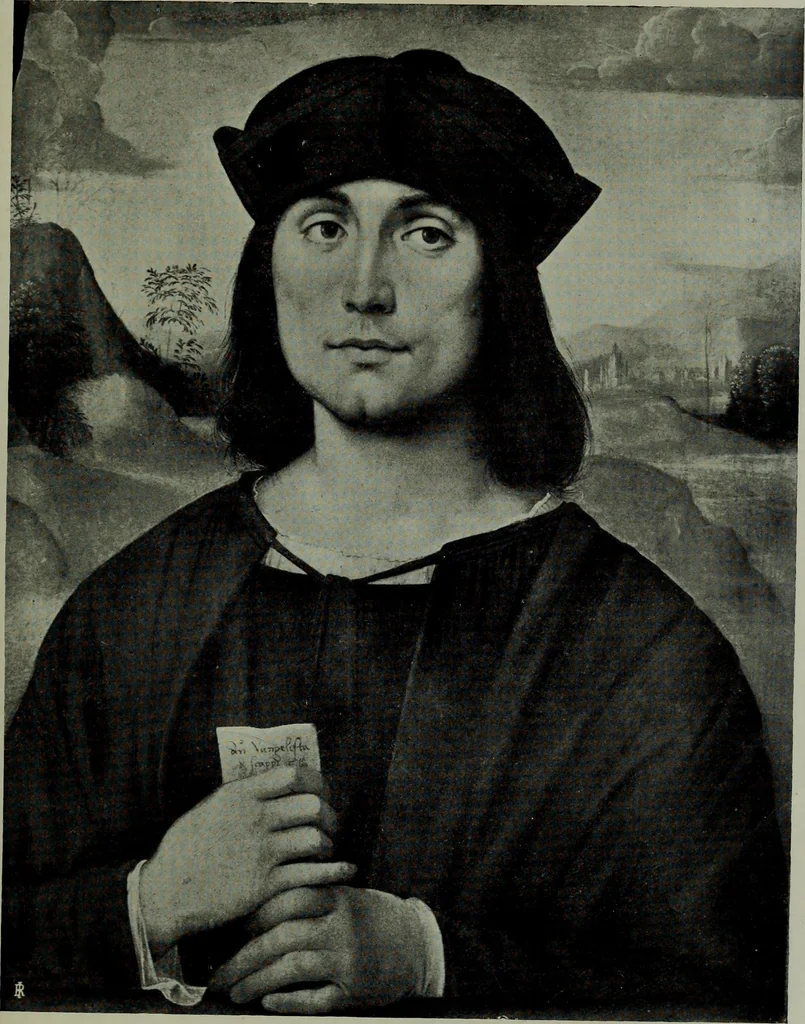 An illustration from The painters of the school of Ferrara, 1911, leaf 162