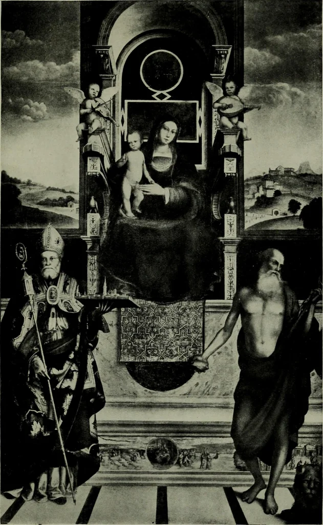 An illustration from The painters of the school of Ferrara, 1911, leaf 204
