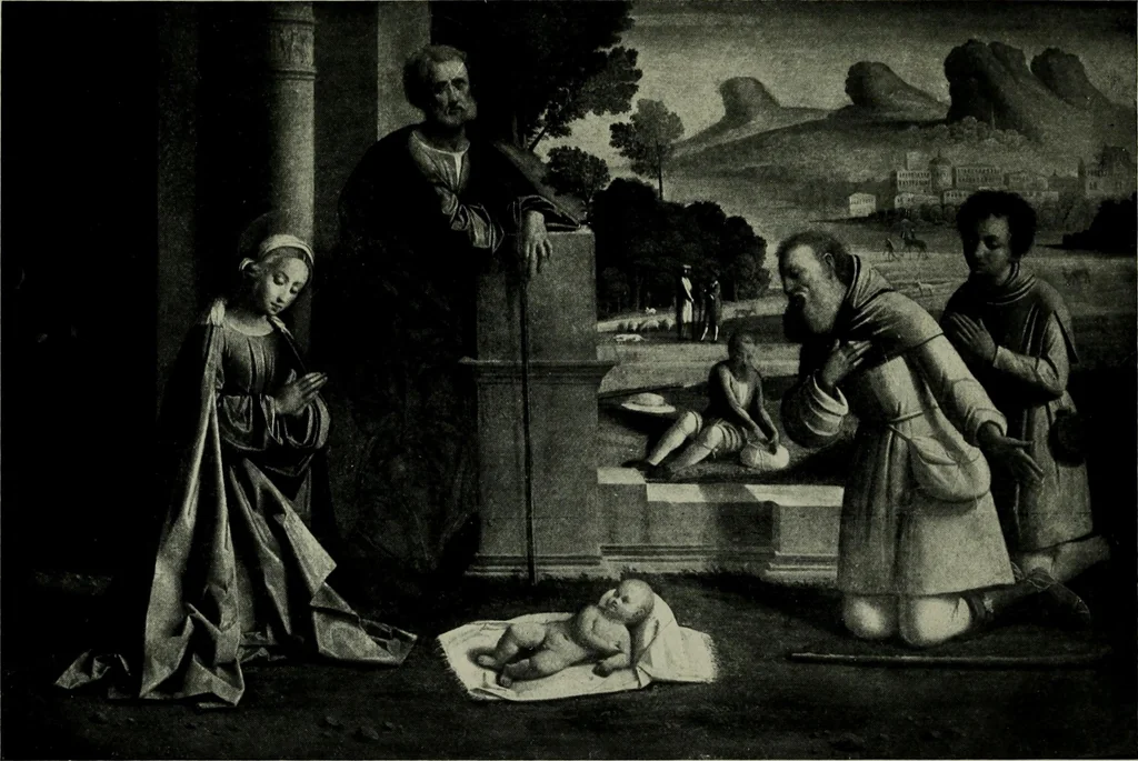 An illustration from The painters of the school of Ferrara, 1911, leaf 270