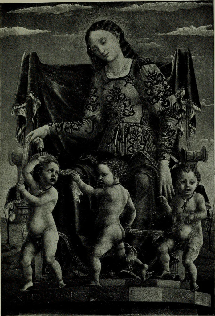 An illustration from The painters of the school of Ferrara, 1911, leaf 56