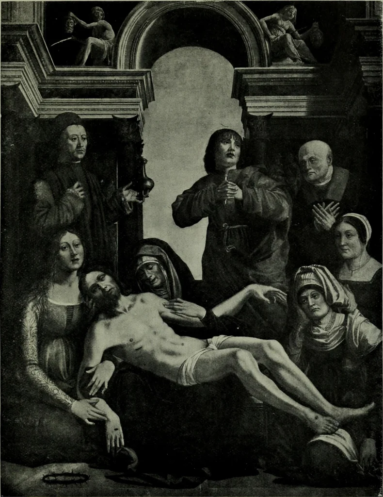 An illustration from The painters of the school of Ferrara, 1911, leaf 90