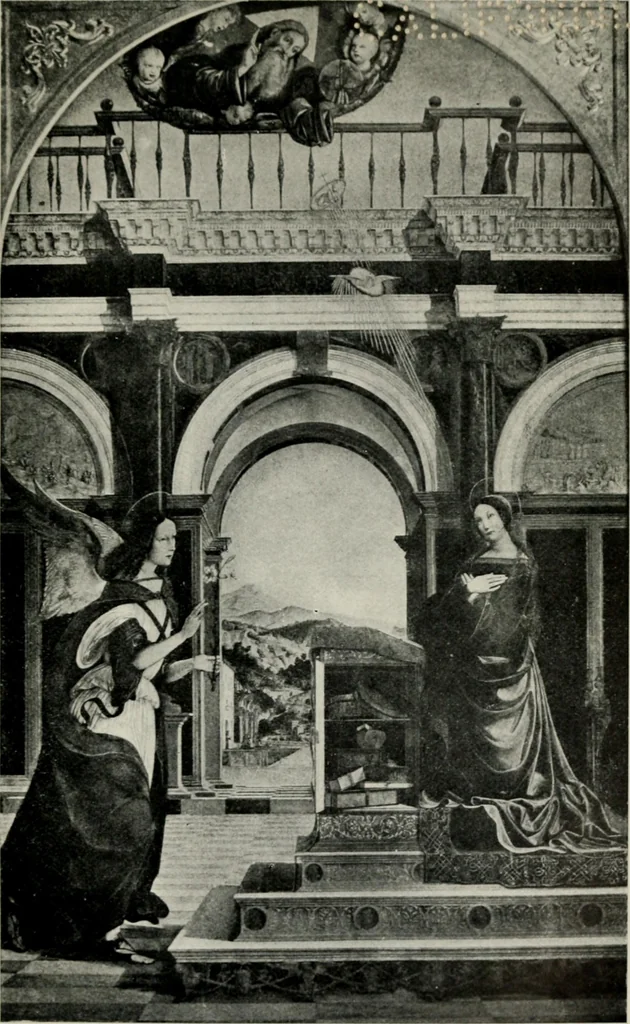 An illustration from The painters of the school of Ferrara, 1911, leaf 108
