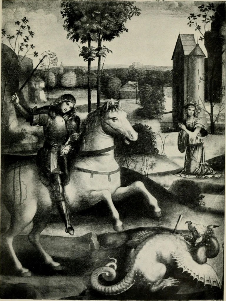 An illustration from The painters of the school of Ferrara, 1911, leaf 132