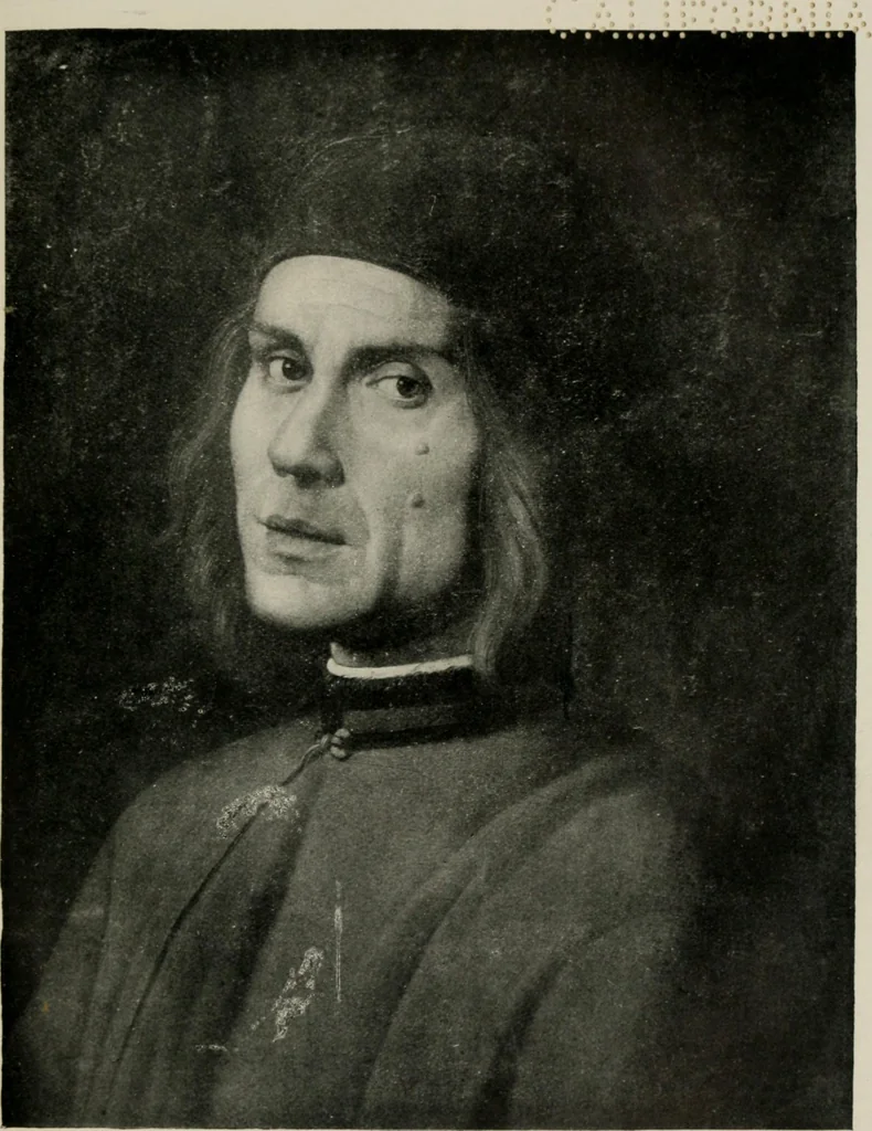 An illustration from The painters of the school of Ferrara, 1911, leaf 176