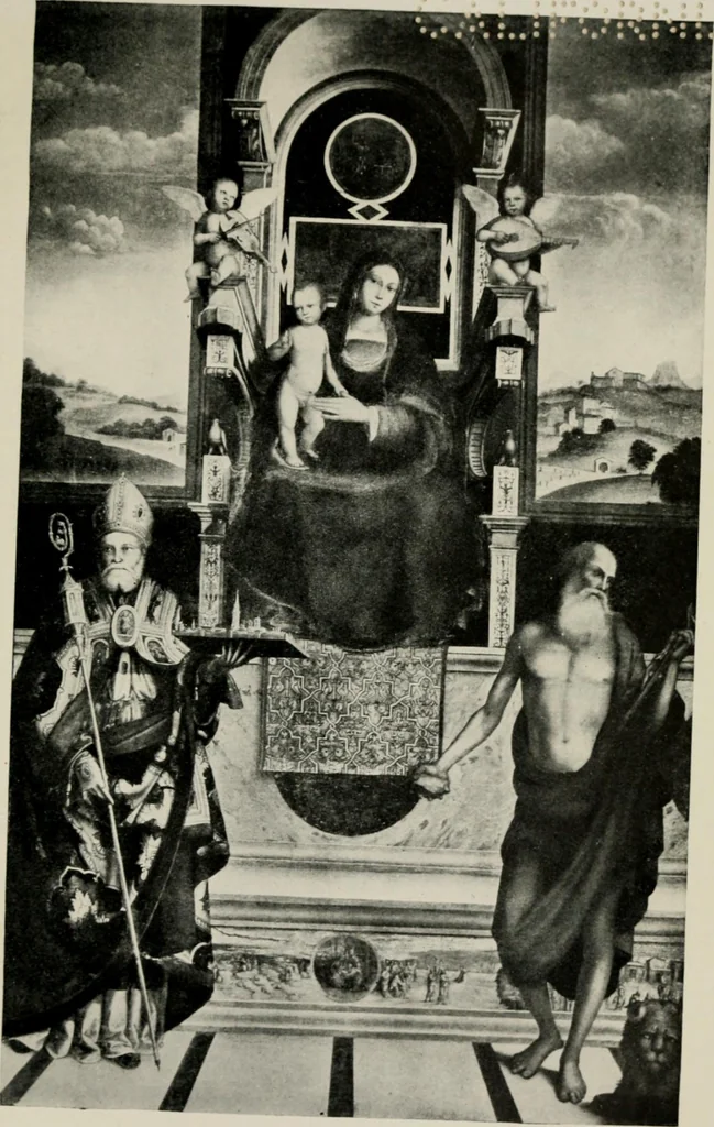 An illustration from The painters of the school of Ferrara, 1911, leaf 206
