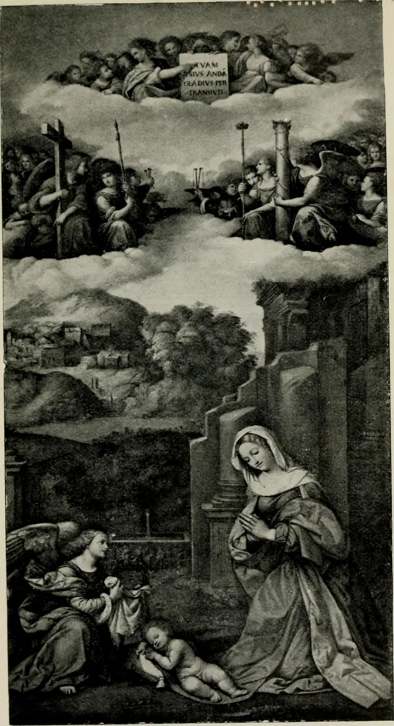 An illustration from The painters of the school of Ferrara, 1911, leaf 262