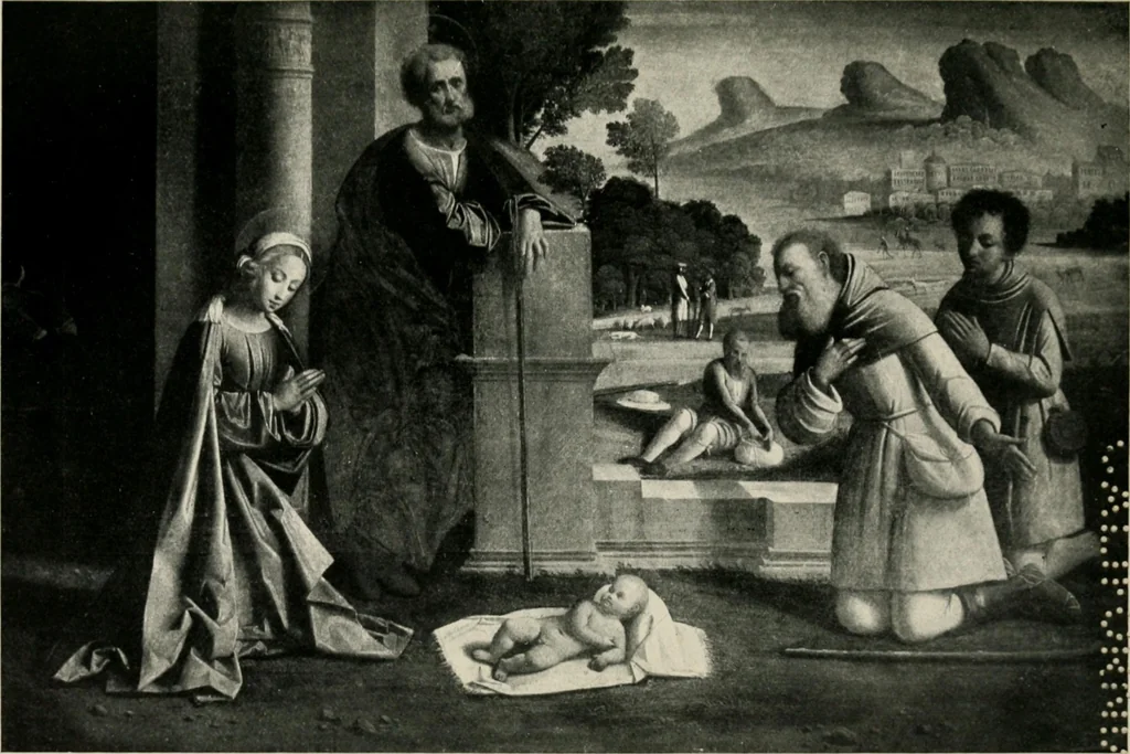 An illustration from The painters of the school of Ferrara, 1911, leaf 272
