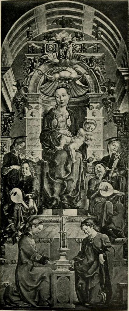 An illustration from The painters of the school of Ferrara, 1911, leaf 40
