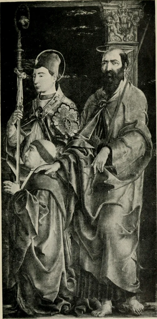 An illustration from The painters of the school of Ferrara, 1911, leaf 50