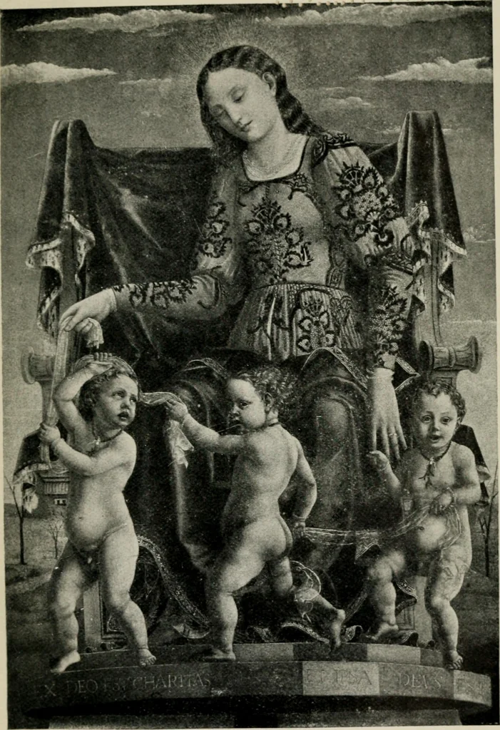 An illustration from The painters of the school of Ferrara, 1911, leaf 58