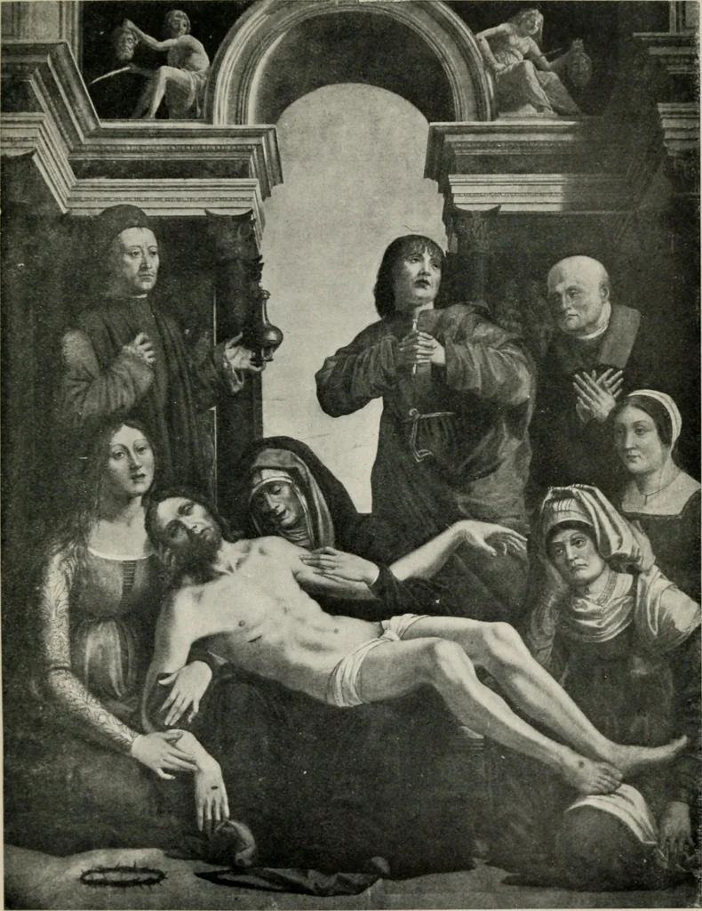 An illustration from The painters of the school of Ferrara, 1911, leaf 92