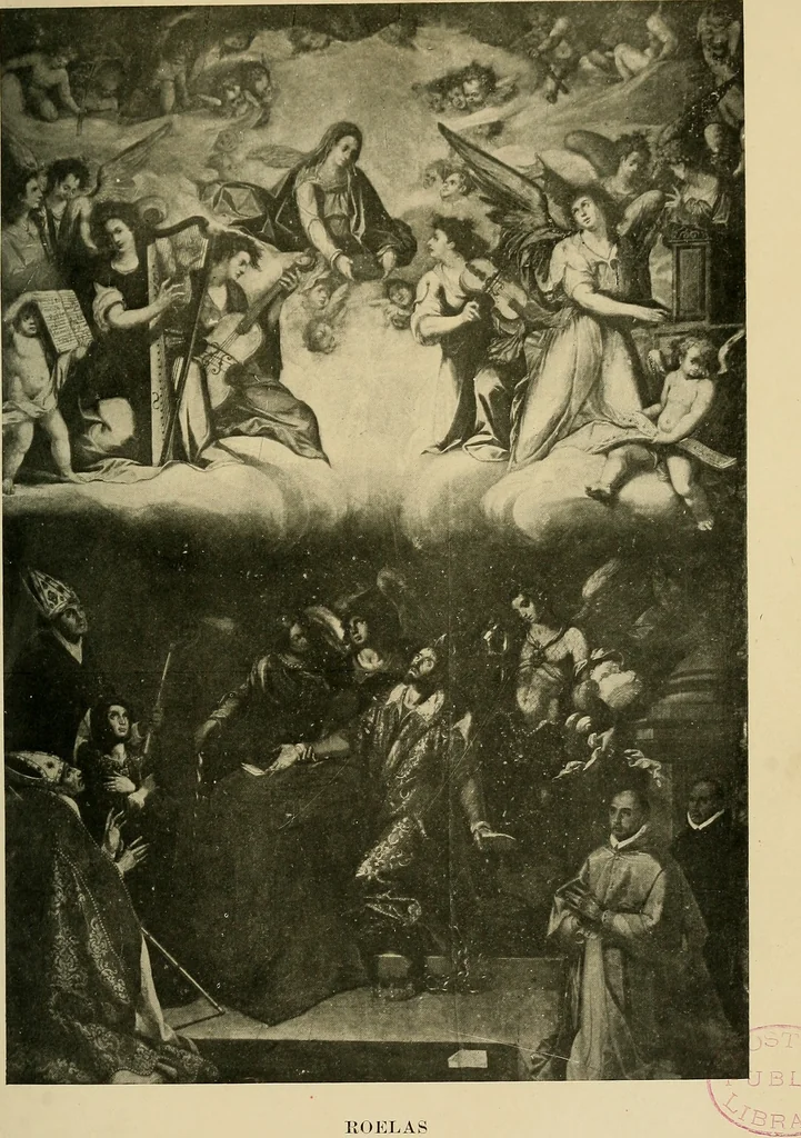 An illustration from The painters of the school of Seville, 1911, leaf 112