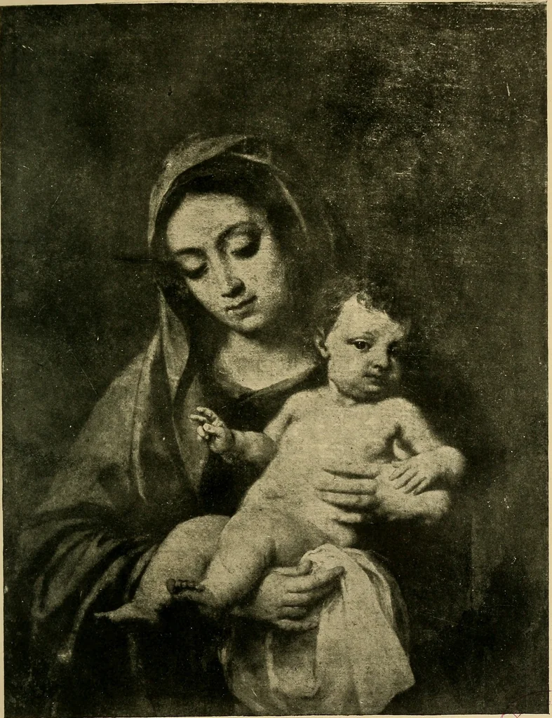 An illustration from The painters of the school of Seville, 1911, leaf 158