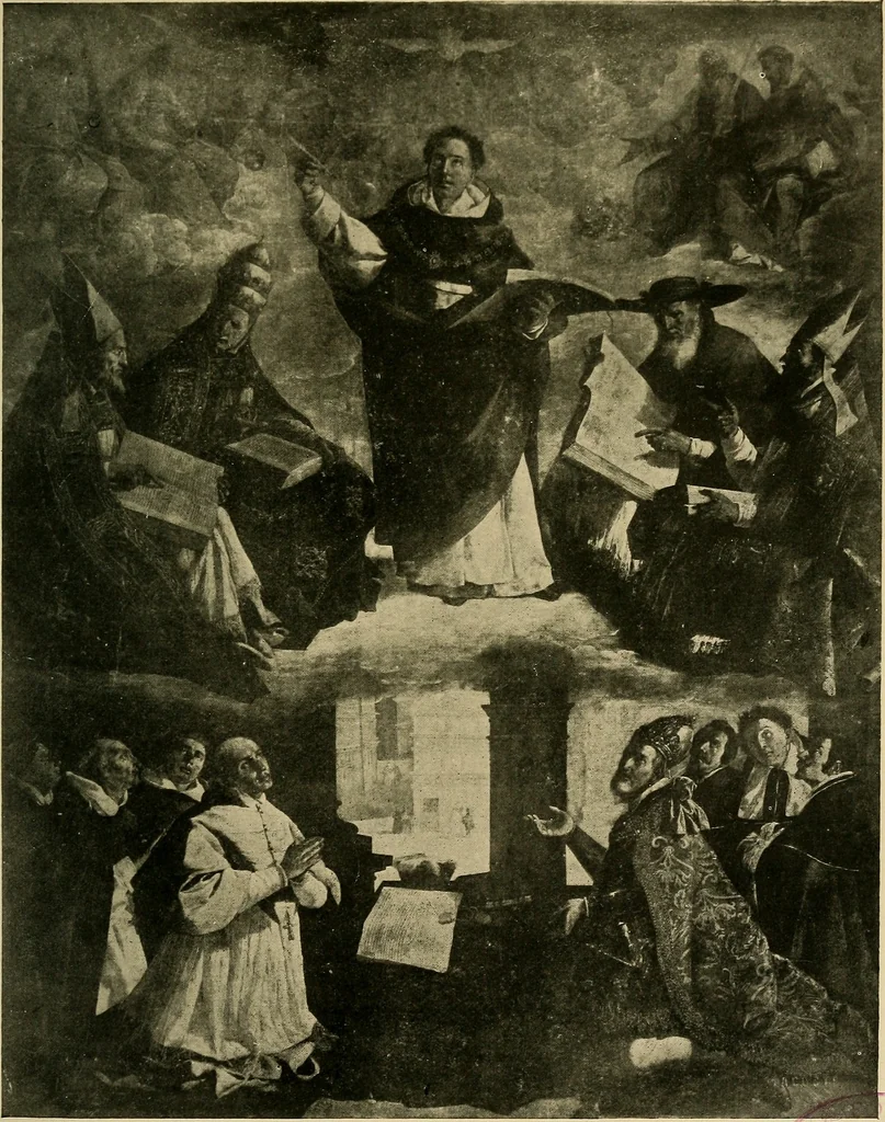 An illustration from The painters of the school of Seville, 1911, leaf 170