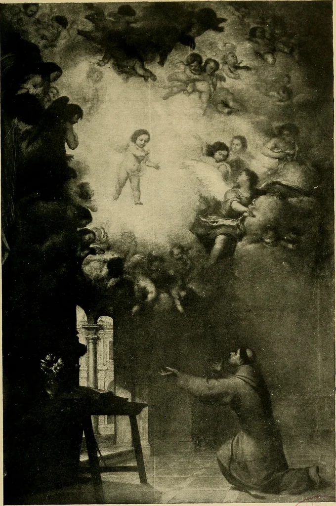 An illustration from The painters of the school of Seville, 1911, leaf 208