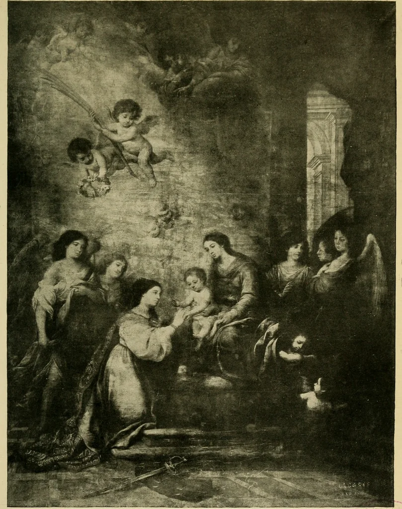 An illustration from The painters of the school of Seville, 1911, leaf 244