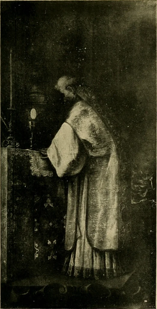 An illustration from The painters of the school of Seville, 1911, leaf 282