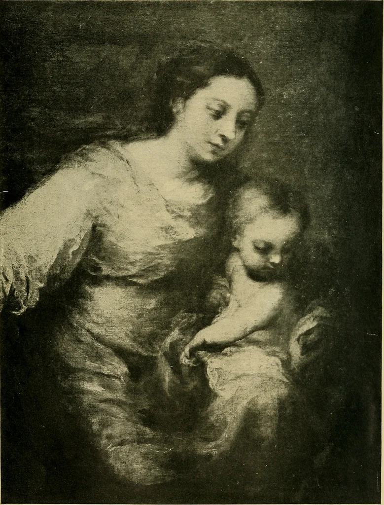 An illustration from The painters of the school of Seville, 1911, leaf 5