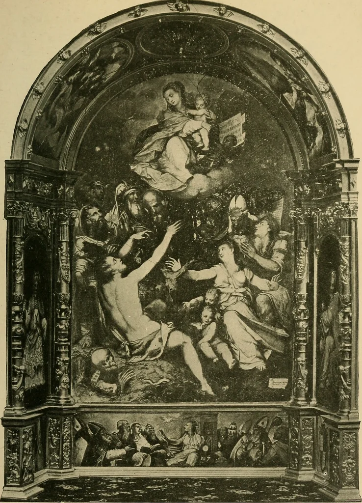 An illustration from The painters of the school of Seville, 1911, leaf 64