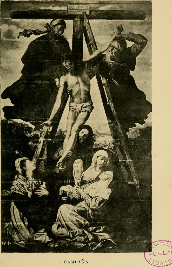 An illustration from The painters of the school of Seville, 1911, leaf 78