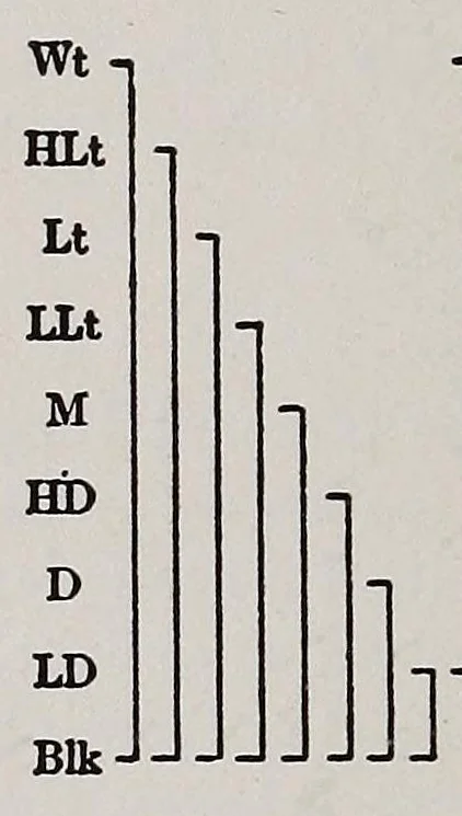 An illustration from The painter's palette; a theory of tone relations, an instrument of expression, 1919, leaf 18