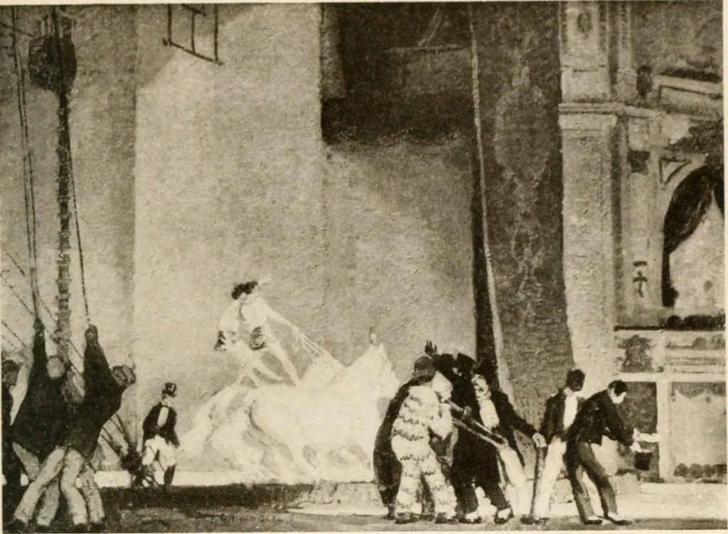 An illustration from Painters, pictures and the people, 1918, leaf 190