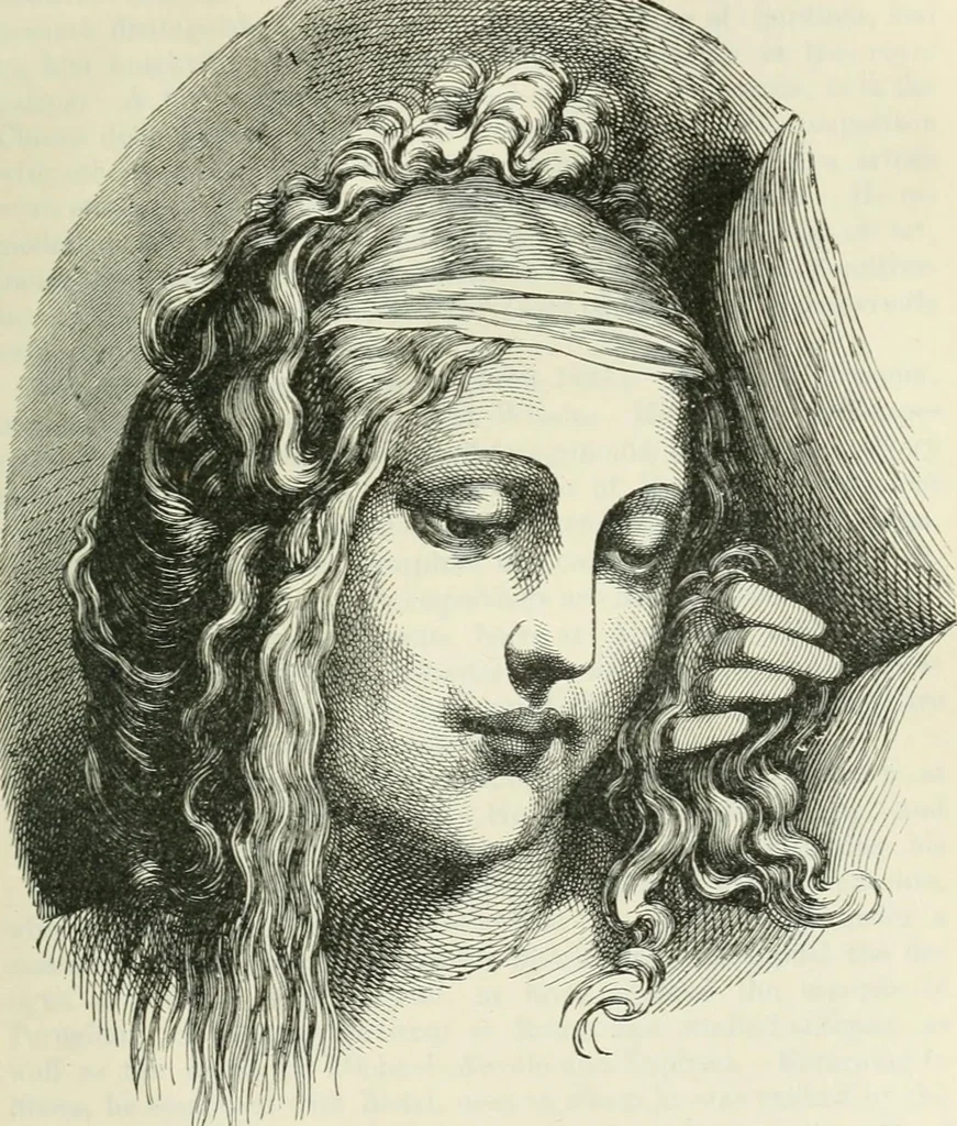An illustration from Painters, sculptors, architects, engravers and their works : a handbook, 1901, leaf 136